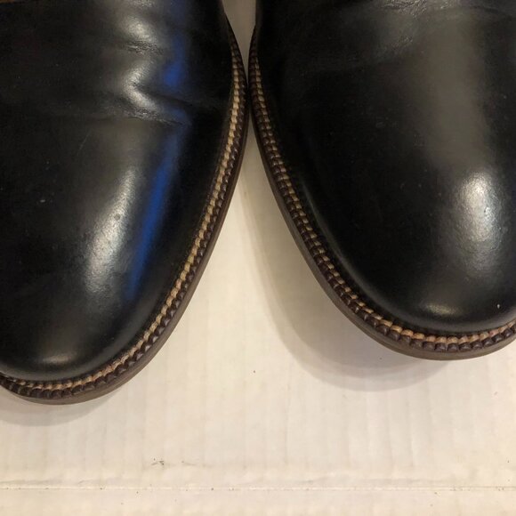 COLE HAAN MEN\'S BLACK LEATHER DRESS SHOES  SIZE: 11M